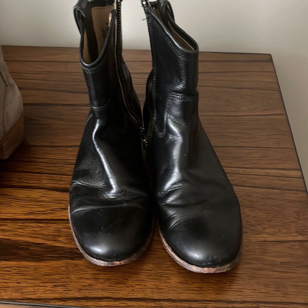 Frye leather booties